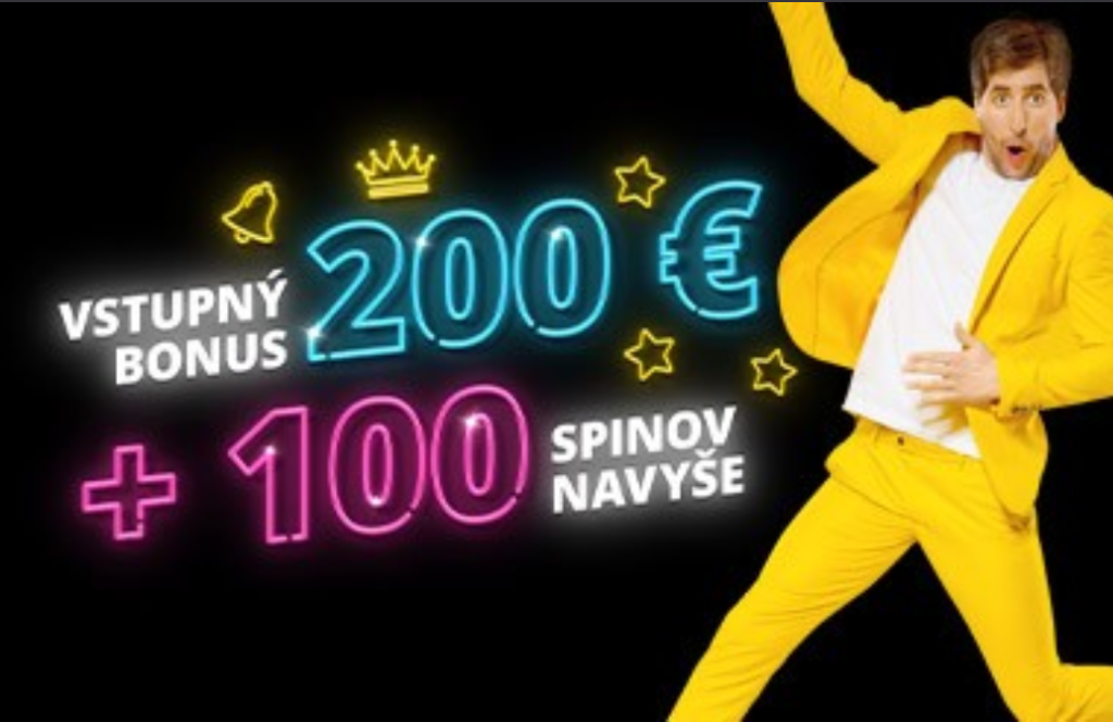casino bonus 200 € + 100 Free spinov
