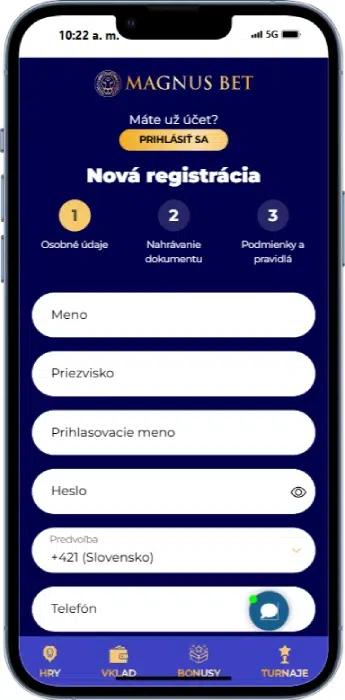 Magnusbet Registrácia 